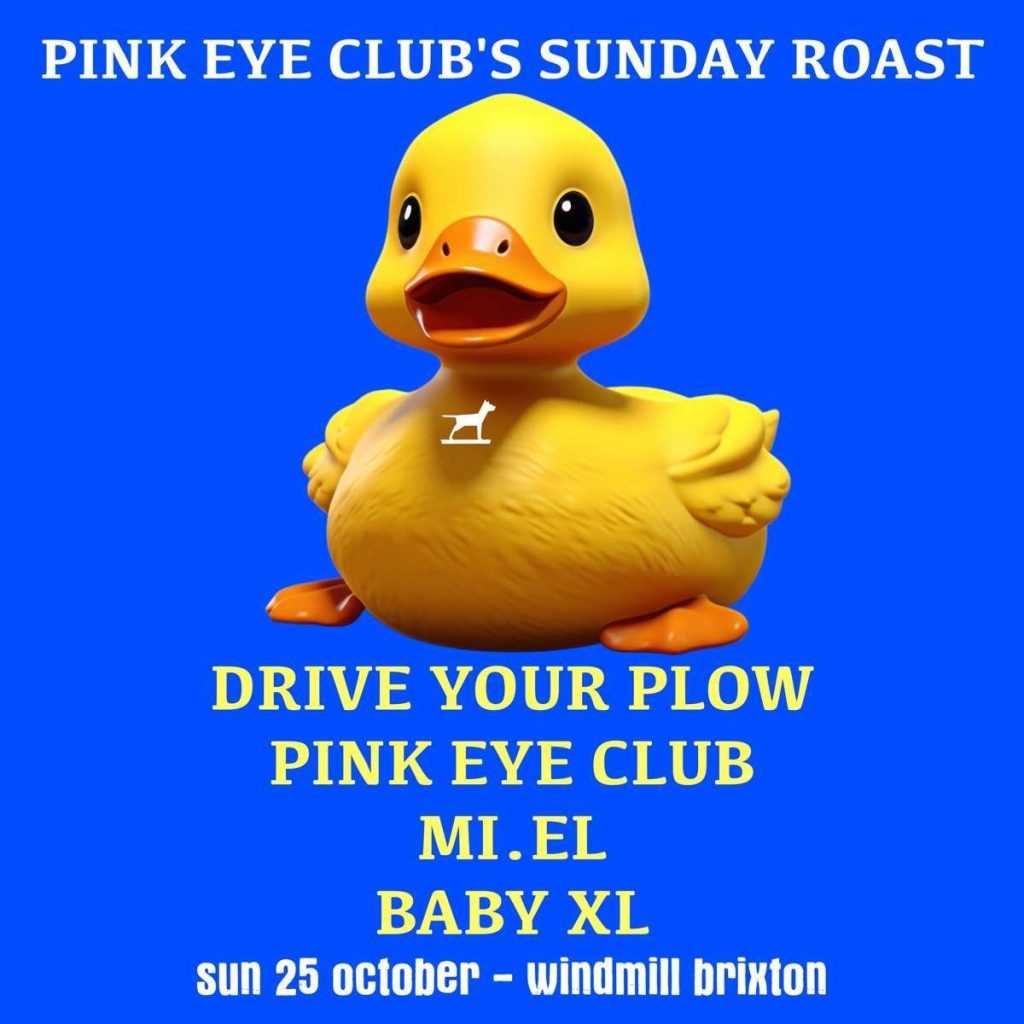 Drive Your Plow, Pink Eye Club, Mi.el and BABY XL at The Windmill, 25 October 2026